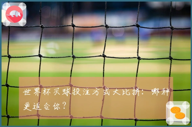 世界杯买球投注方式大比拼：哪种更适合你？